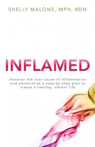 Cover of Shelly's book, INFLAMED.