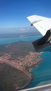 Photo taken by the author, as he flew out of this remote Aboriginal community. 